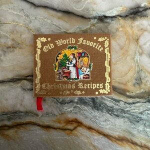 Old World Favorite Christmas Recipes Book Ornament
